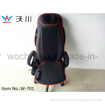 Deluxe Electric Shiatsu Back Massage Chair Cushion with Heating and Rolling Neck Massage